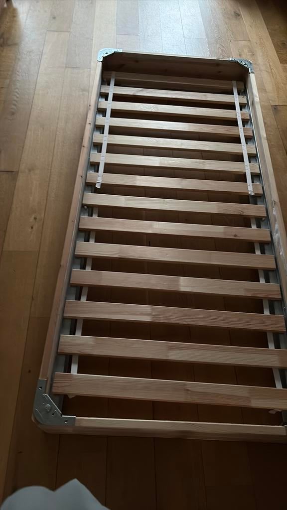 Ikea bedframe voor boxspring, Ophalen, Gebruikt, 90 cm, Eenpersoons