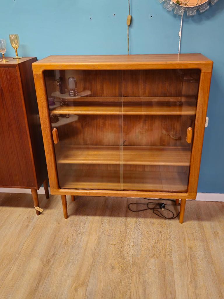 Vintage Deense Vitrinekast Silkeborg Vitrine Kast Kastje, Silkeborg, Nvt, Nvt, Ophalen