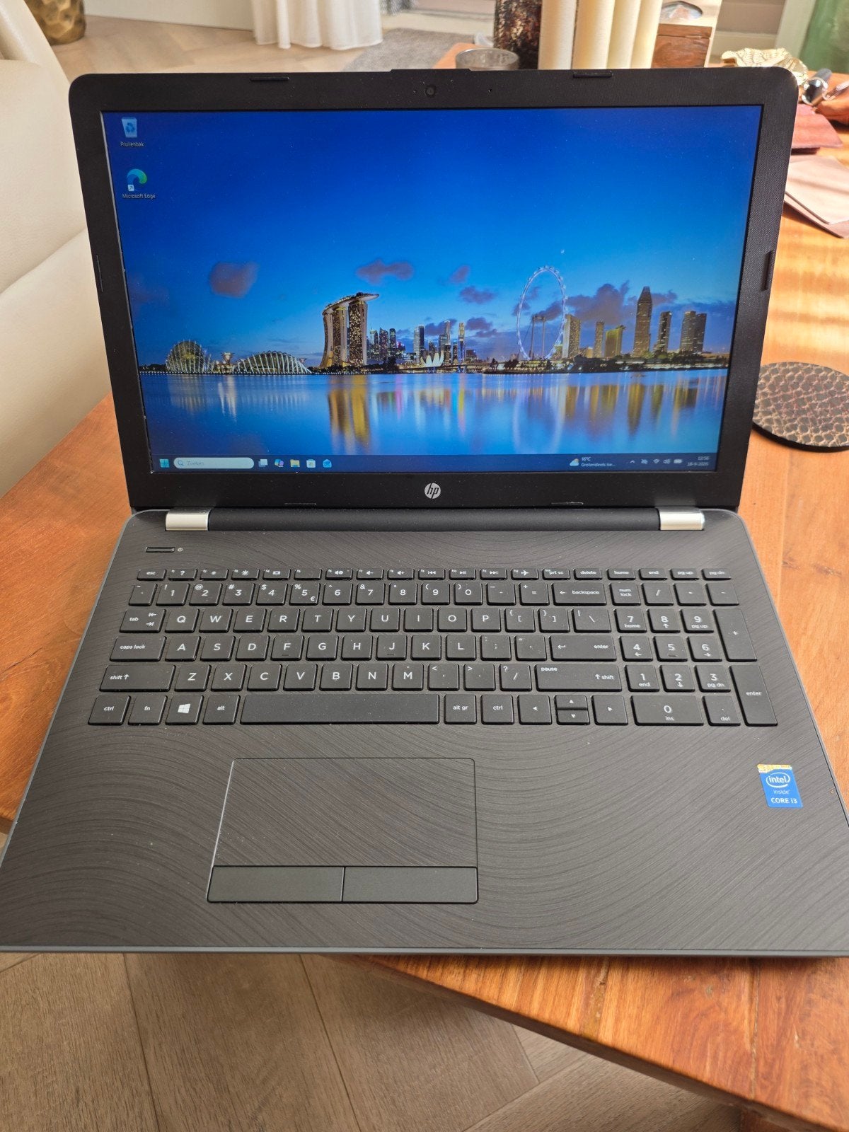 HP Laptop i3-5005U, 4GB RAM, 119GB opslag - Nieuwstaat, Computers en Software, Met videokaart, 2 tot 3 Ghz, 119 GB, Nieuw