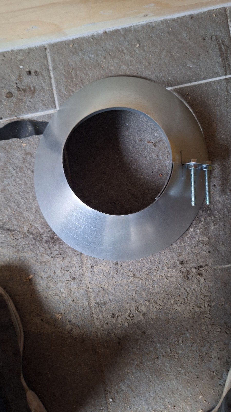 Spiro stormkraag / regenkap diameter 150 mm, Ophalen, Nieuw, Afzuiger