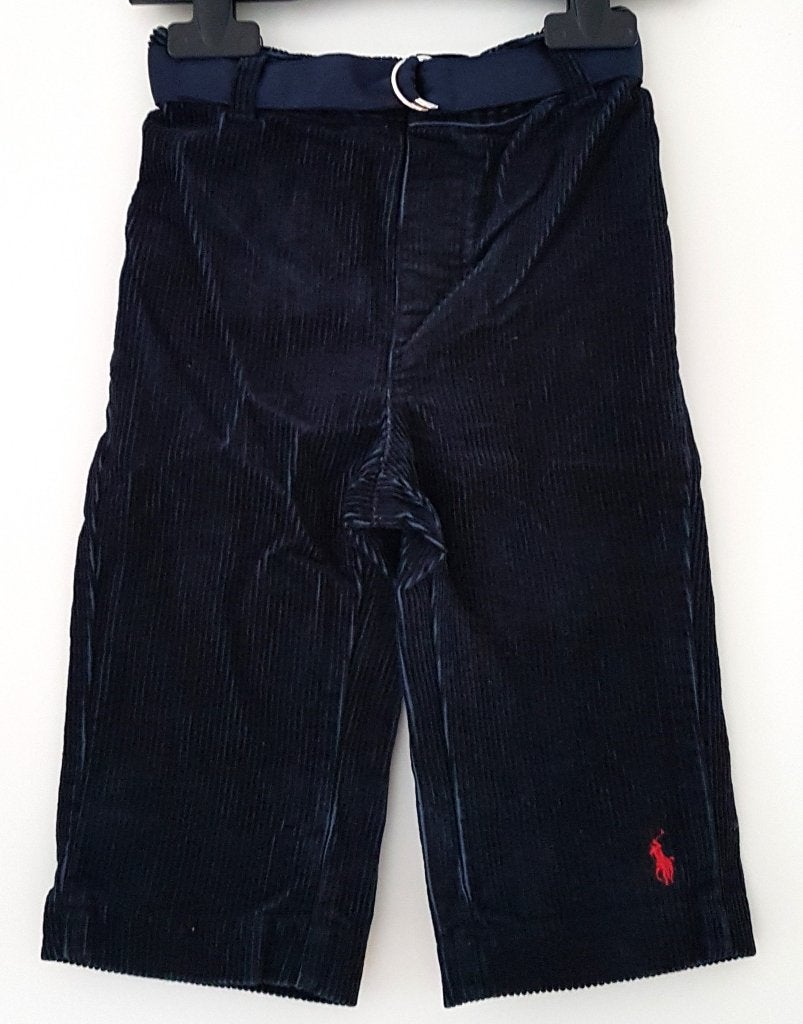 Maat 62 Blauwe Ralph Lauren broek NIEUW (0595) a, Broekje, Nieuw, Ophalen of Verzenden, Jongetje