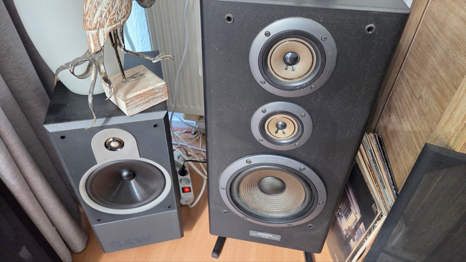 B&W DM-610 en Pioneer CS-501 luidsprekers, Ophalen, Gebruikt, Stereo speakers, Bowers & Wilkins (B&W)