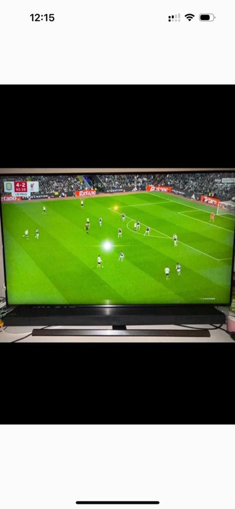 Samsung 55 inch LED 4K televisie + Soundbar en subwoofer, Ophalen of Verzenden, 100 cm of meer, Samsung