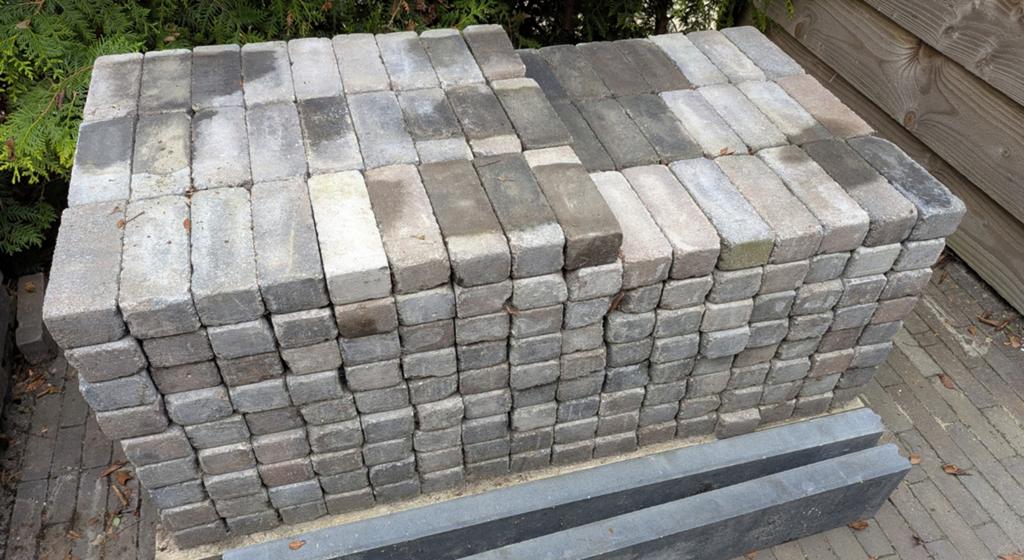 5,7m2 waaltjes Oud Drachten getrommeld 20x5x7cm NIEUW, Tuin en Terras, Tegels en Klinkers, Ophalen, Klinkers, Nieuw, 5 tot 10 m²