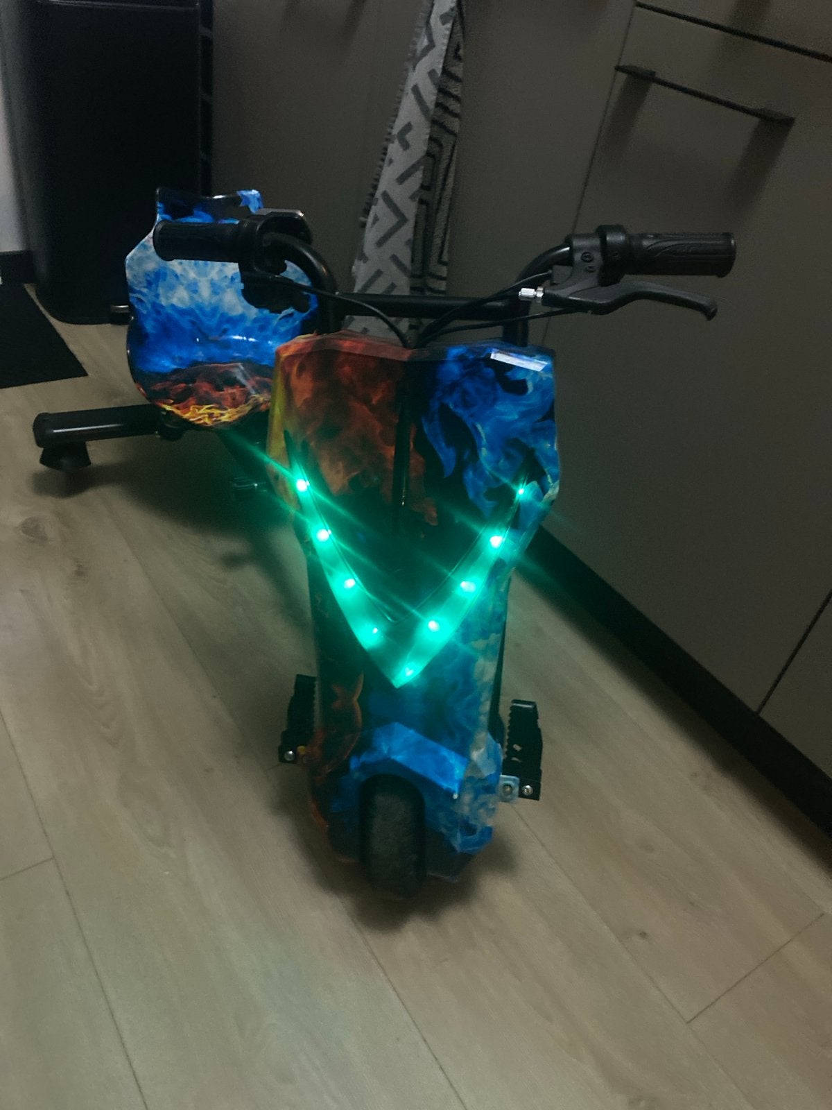 Elektrische Drift Trike met Gashendel, Lichten & Bluetooth, Ophalen of Verzenden, Gebruikt, Overige typen