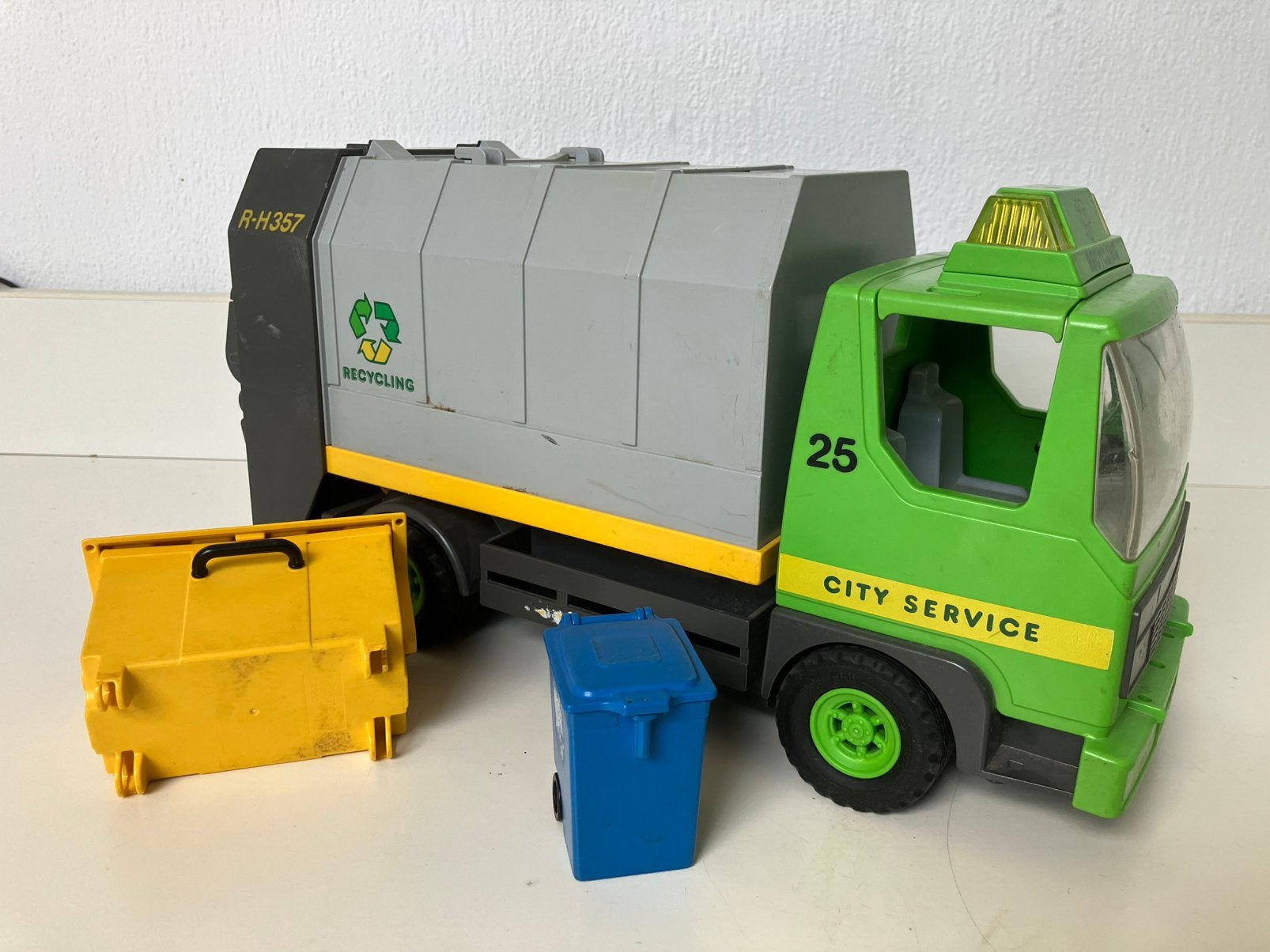 Vuilniswagen playmobil, Kinderen en Baby's, Speelgoed | Playmobil, Ophalen of Verzenden, Zo goed als nieuw