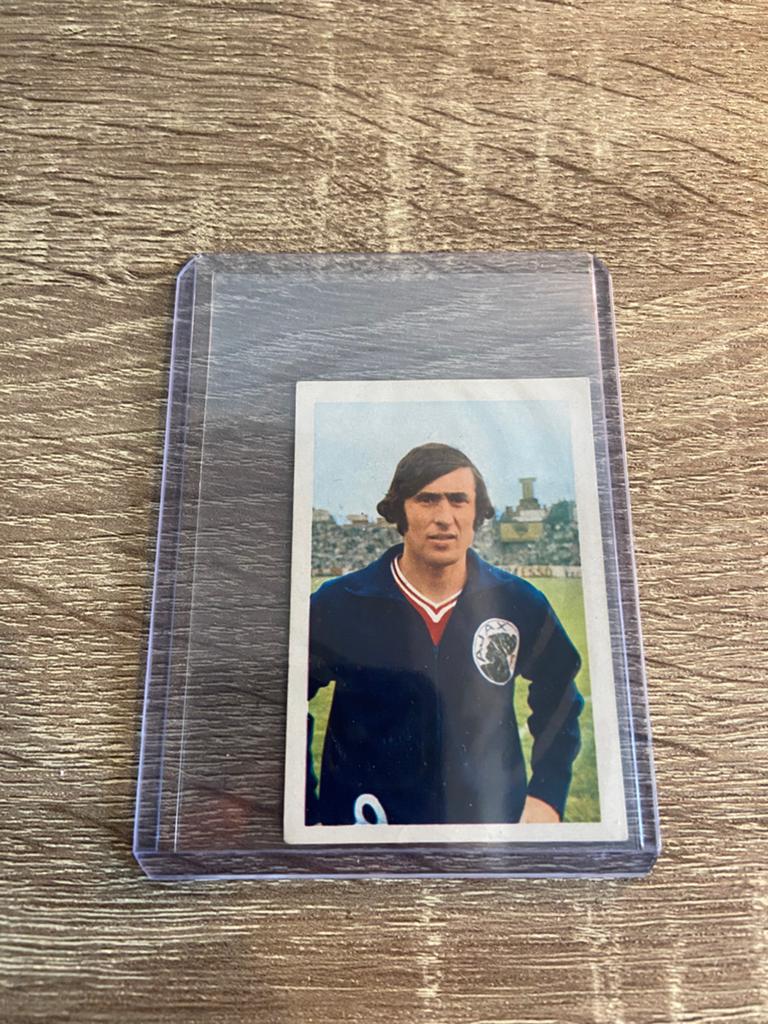 Vanderhout Voetbal 1970 Sjaak Swart, Verzamelen, Ophalen of Verzenden, Zo goed als nieuw, Ajax, Poster, Plaatje of Sticker