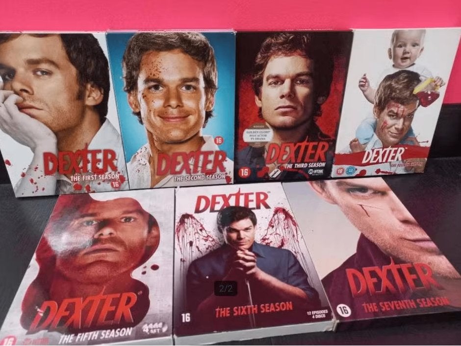 dexter ; de complete tv serie op dvd seizoen 1 tot en met 8, Alle leeftijden, Ophalen of Verzenden, Zo goed als nieuw, Thriller