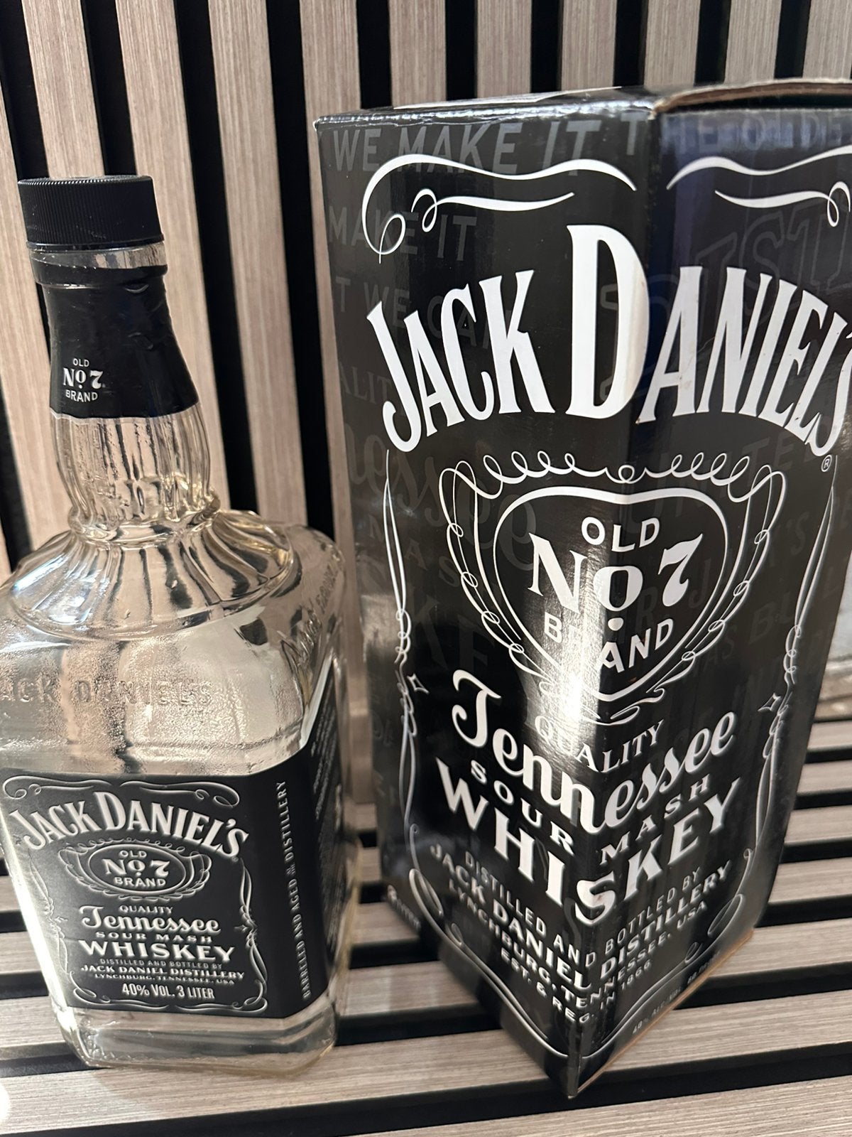 Jack Daniels 3 liter incl doos, Verzamelen, Ophalen of Verzenden, Zo goed als nieuw, Overige typen