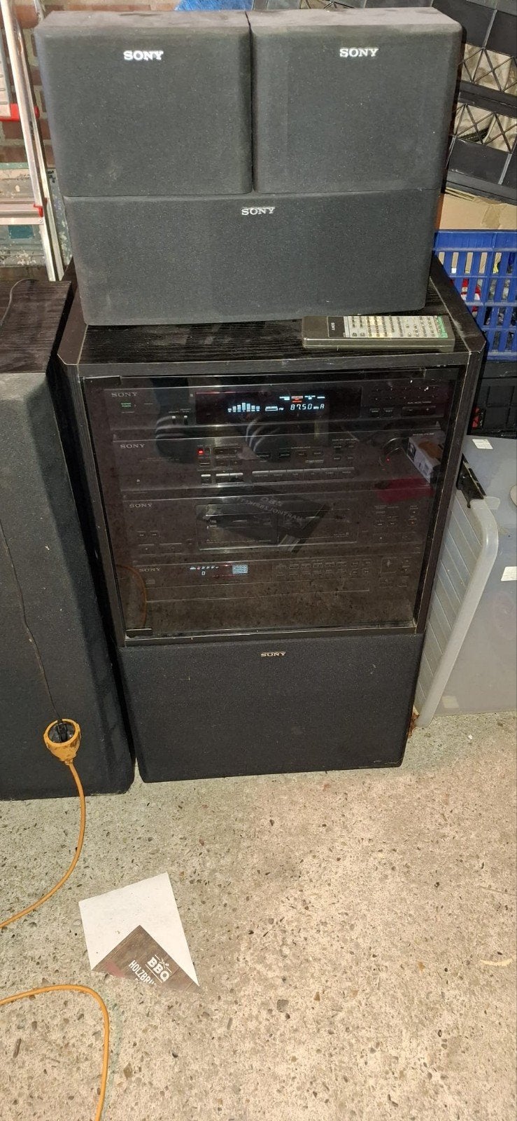 Sony Stereo Set met Speakers en Subwoofer. (dolby), Ophalen, Gebruikt, Cassettedeck, Losse componenten