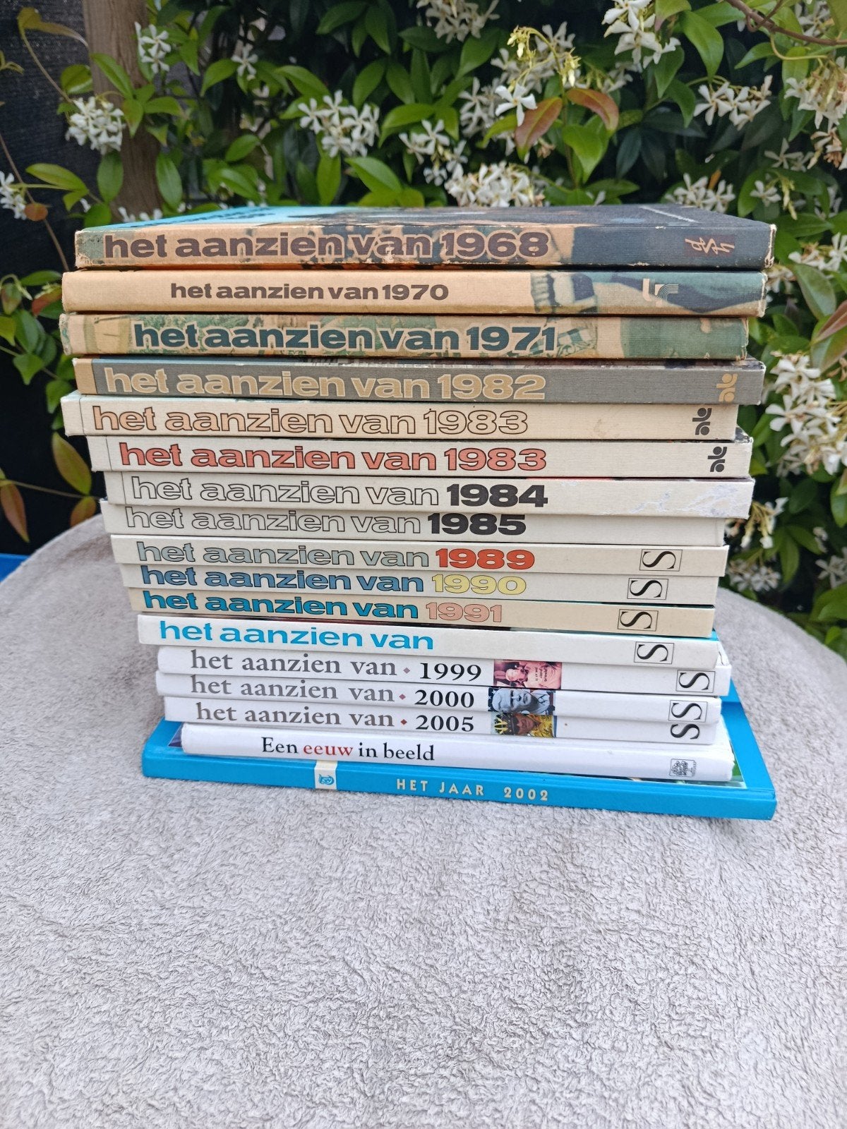 Het Aanzien van: Jaaroverzichten 1968-2005 (diverse jaren), Boeken, Ophalen