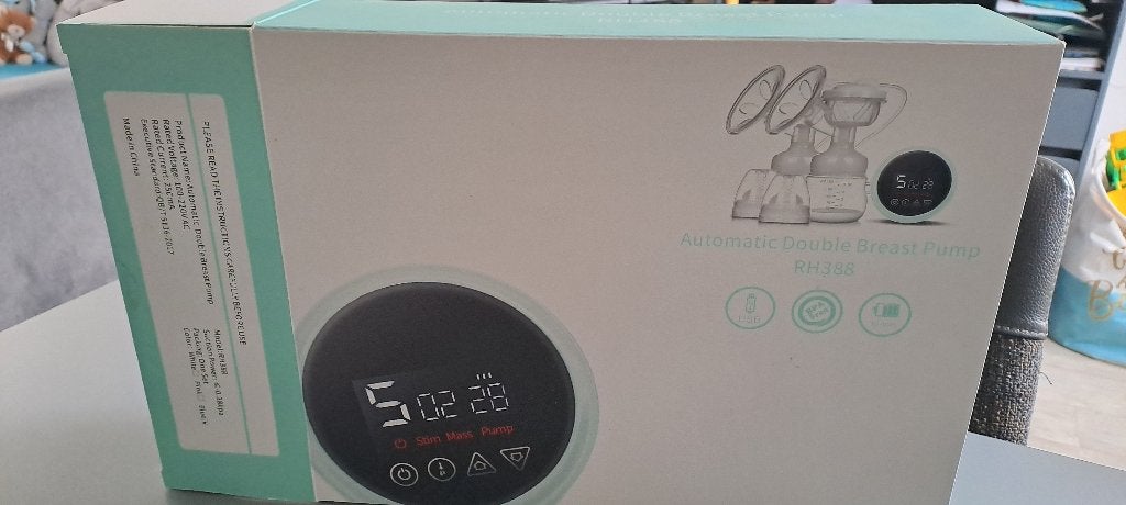 Automatic double breast pump, Ophalen of Verzenden, Gebruikt, Dubbelzijdig, Overige typen
