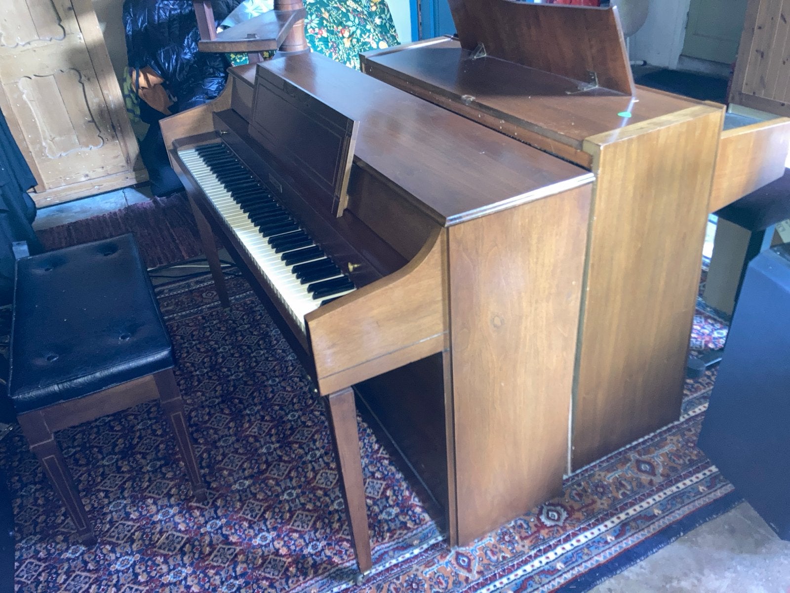 Baldwin Arcosonic piano, Ophalen, Gebruikt, Bruin, Piano