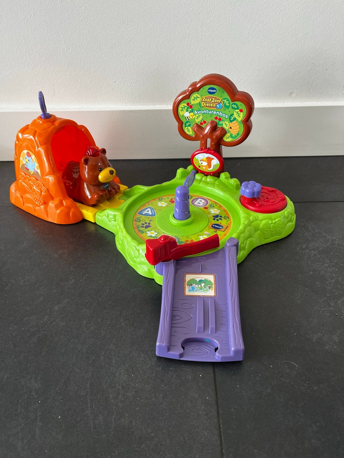 VTech Zoef Zoef Dieren Avonturenbos met Barry, Zoey en Anne, Ophalen of Verzenden, Gebruikt, Overige typen