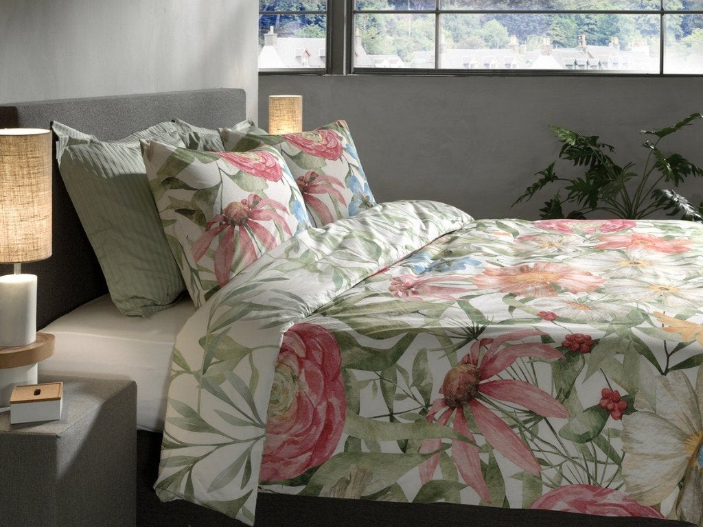 Hackett lane dekbedovertrek SVEA 240x220 SALE, Overige maten, Wit, Dekbedovertrek, Nieuw