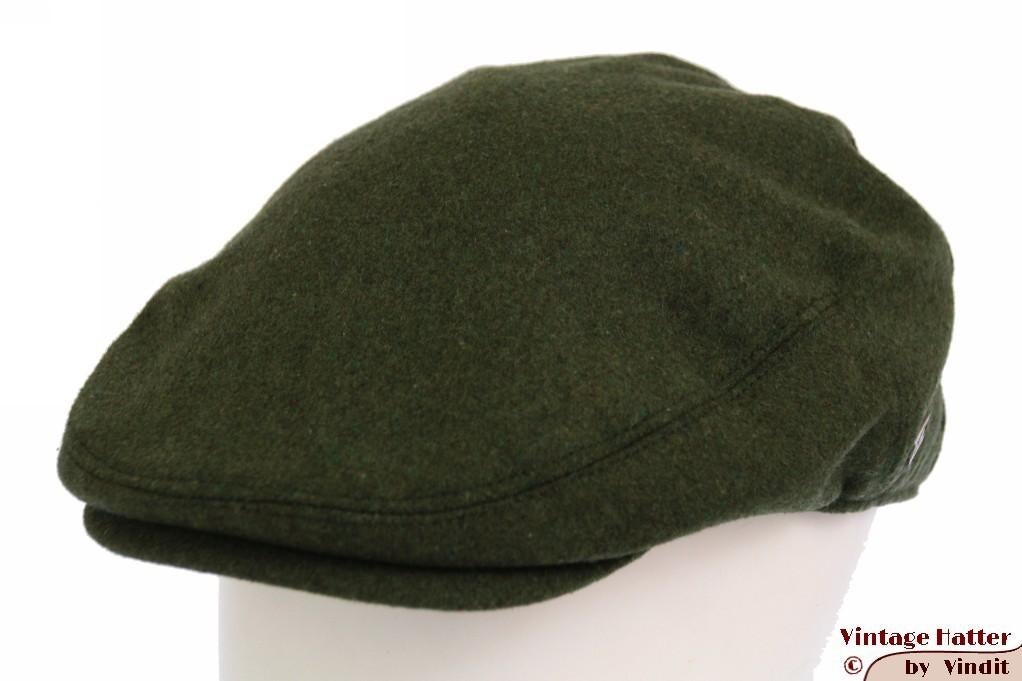 Flatcap Platte pet Hawkins groen wol mix maat 59 en 60 Nieuw, Hawkins, Nieuw, Ophalen of Verzenden, Pet