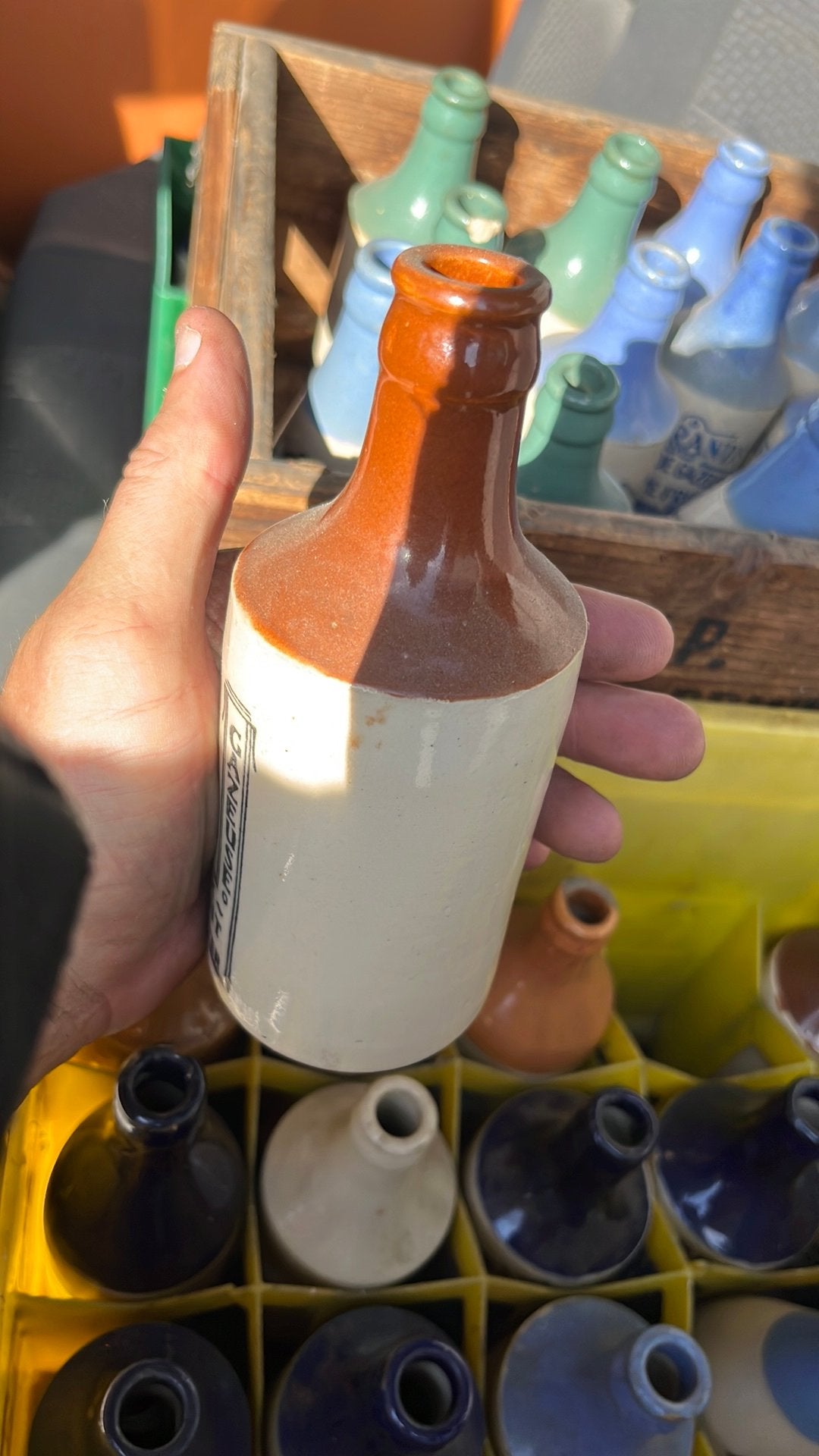 Zeldzaam limonade kruikje “de standaard Ede”, Ophalen of Verzenden, Zo goed als nieuw