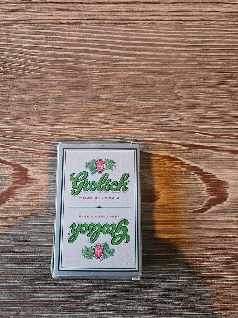 Grolsch Speelkaarten - Speciaal spelletje, Vijf spelers of meer, Ophalen of Verzenden, Gebruikt, Grolsch