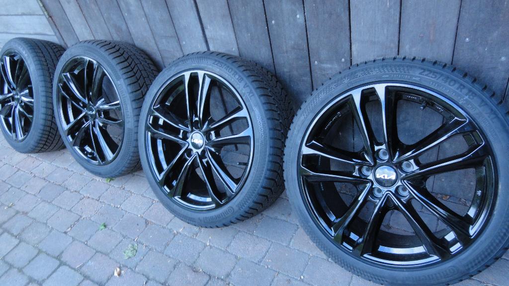 Kia Ceed alu velgen nieuw met winterbanden  18 inch, Ophalen, 18 inch, Gebruikt, Winterbanden
