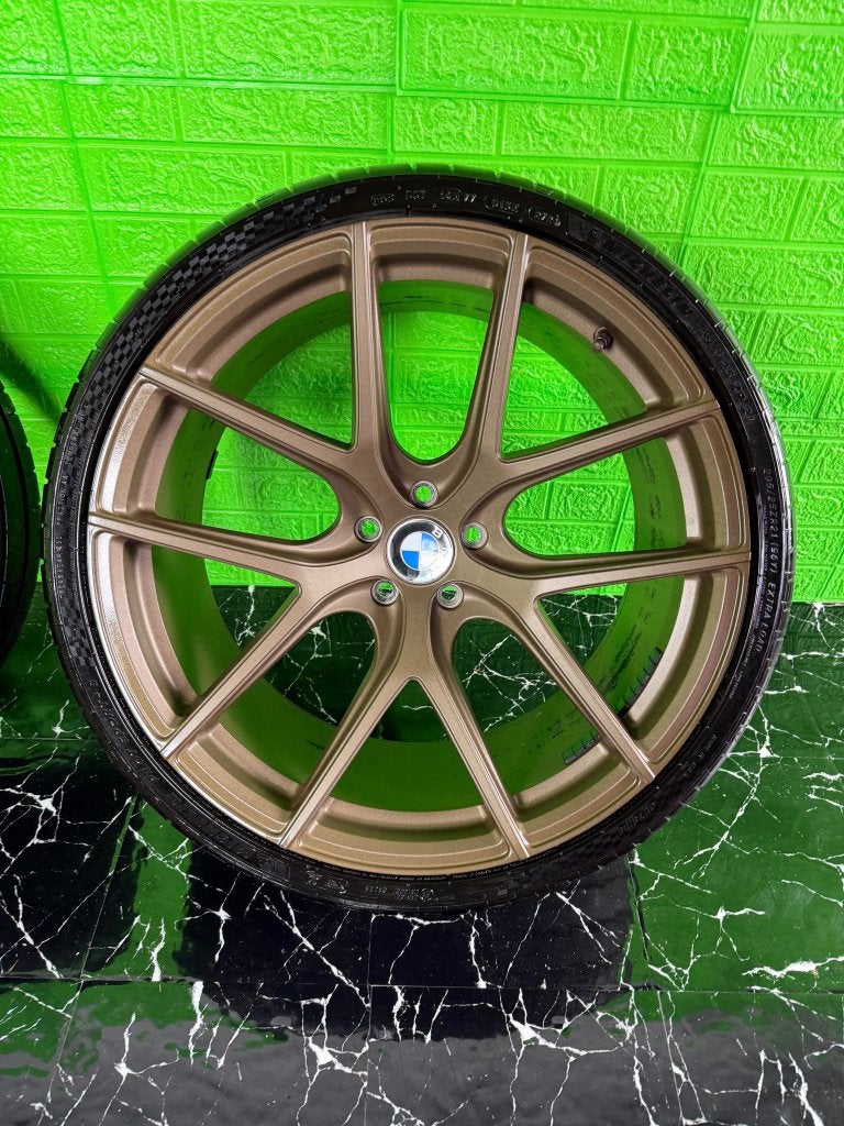 BMW M2 M3 M4 velgen zomerset 20/21 inch ZP9.1 5x112 G30 G80, Auto-onderdelen, Niet ingevuld, Gebruikt, 295 mm, Banden en Velgen