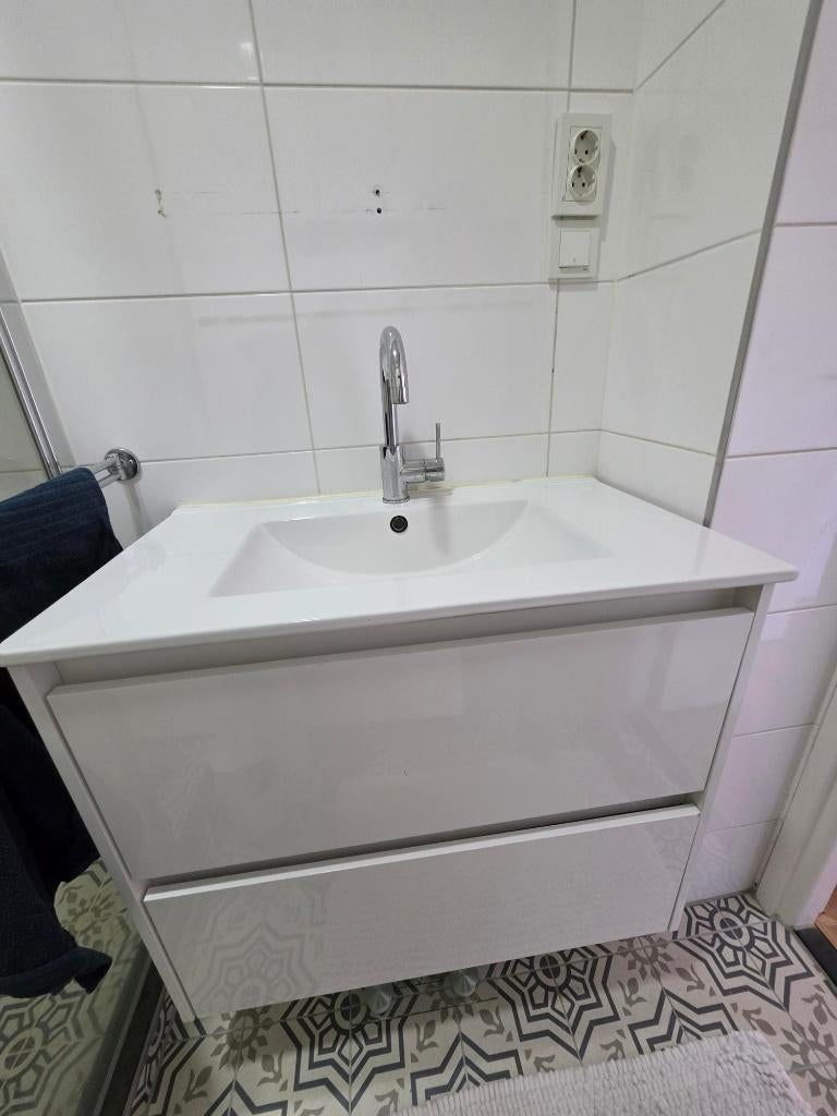 Badkamer / wastafel meubel. Alleen de kast met de 2 laden., Ophalen, (Half)hoge kast, Gebruikt, 50 tot 100 cm