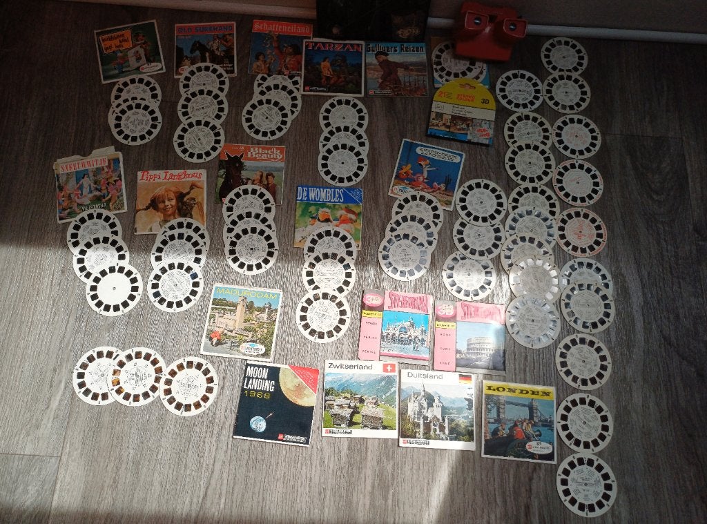 vintage view master en schijfen, Verzenden
