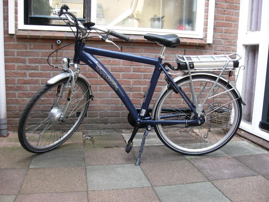 Elektrische fiets Kemp Starley Herenfiets, Fietsen en Brommers, Elektrische fietsen, Gebruikt, 50 km per accu of meer, 55 tot 59 cm