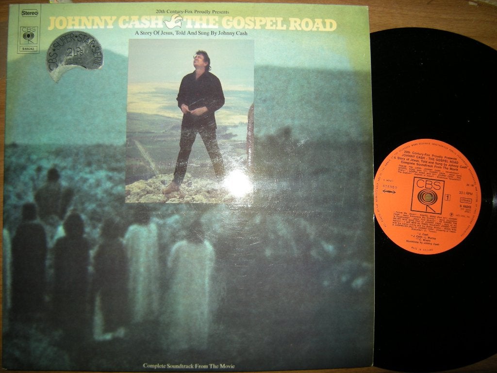 Johnny Cash (The Gospel Story): A Story Of Jesus, LP, Gebruikt, Ophalen of Verzenden, Gatefold hoes