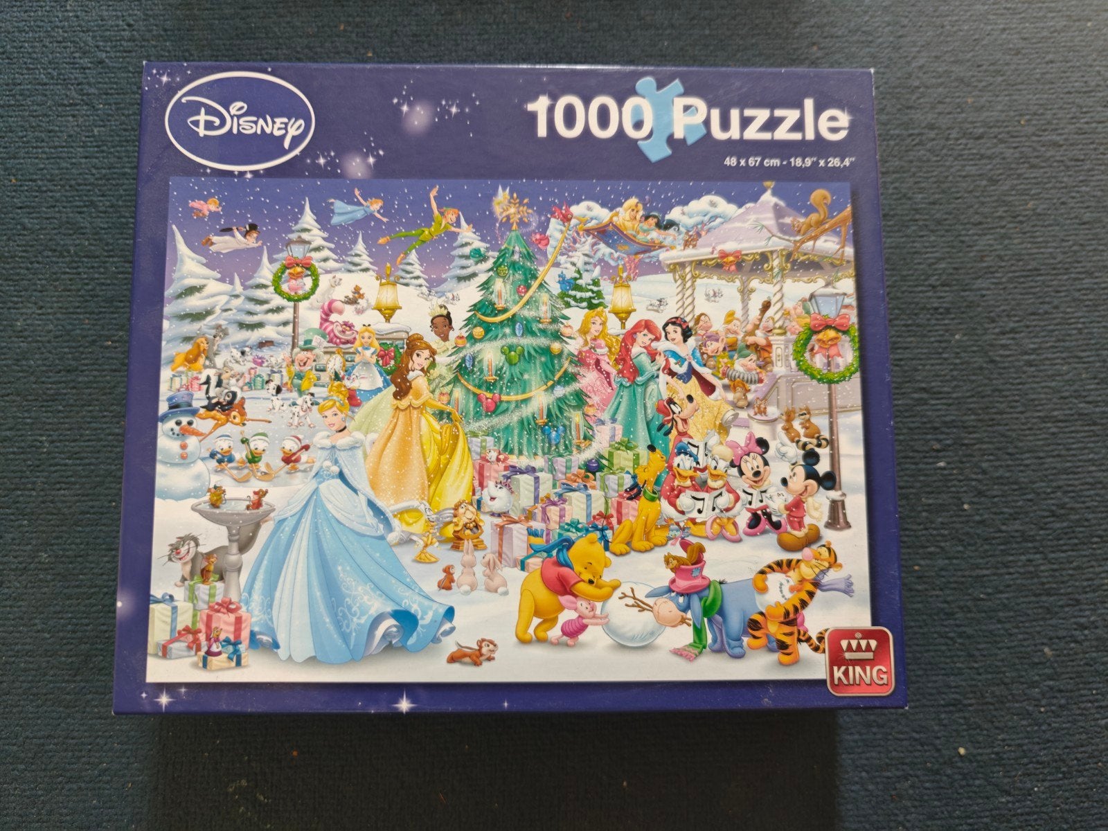 Disney Kerstpuzzel 1000 stukjes - Prinsessen & vrienden, Ophalen of Verzenden, Nieuw