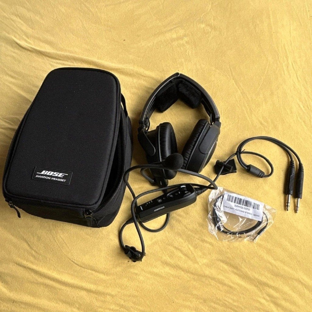 Bose A20 Aviation Headset zwart, ANC, boom-microfoon