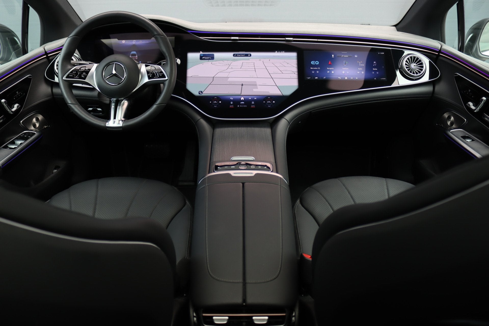 Mercedes-Benz EQE 350+ Business Solution Luxury 96 kWh | Hyp, Auto's, Dealer onderhouden, Achterwielaandrijving, Gebruikt, Zwart
