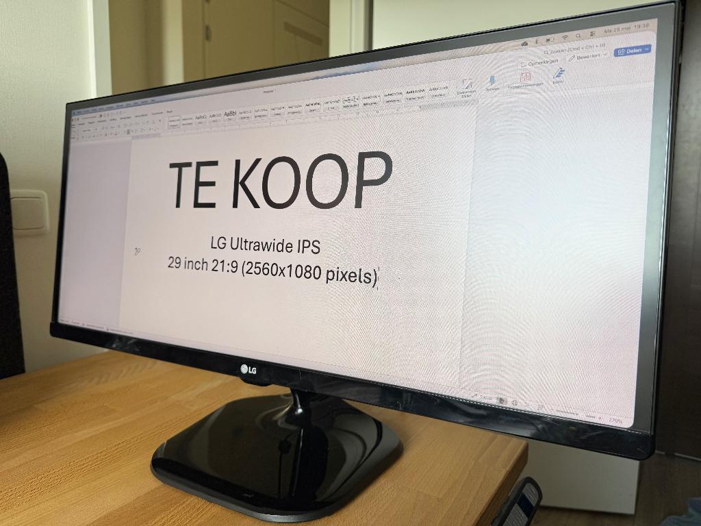 LG 29 inch Ultrawide monitor (2560x1080 pixels), Computers en Software, Monitoren, Ophalen, IPS, Overige resoluties, LG