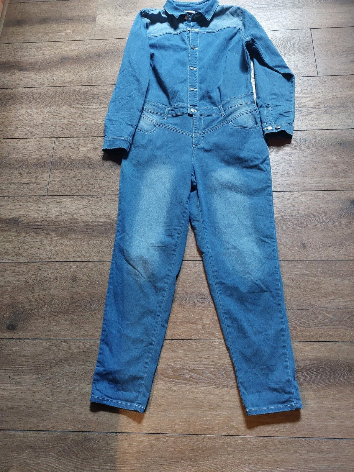 jumpsuits maat 42, Blauw, John Baner, Maat 42/44 (L), Ophalen of Verzenden
