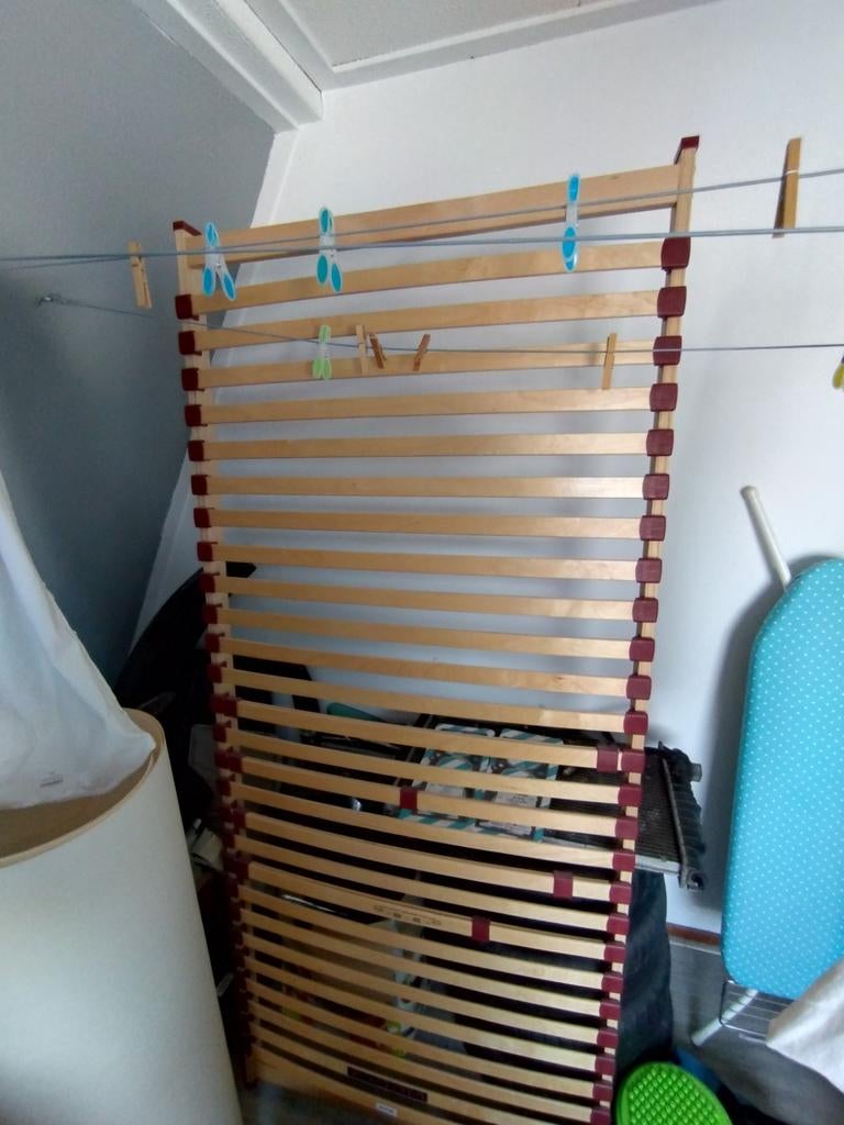 Lattenbodem 210 x 90, Ophalen, Gebruikt, 90 cm, Eenpersoons