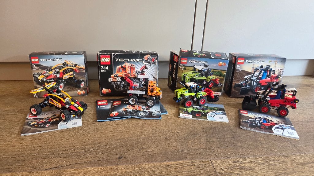 Diverse Lego Technic sets met doos, Lego, Compleet, Ophalen of Verzenden, Zo goed als nieuw