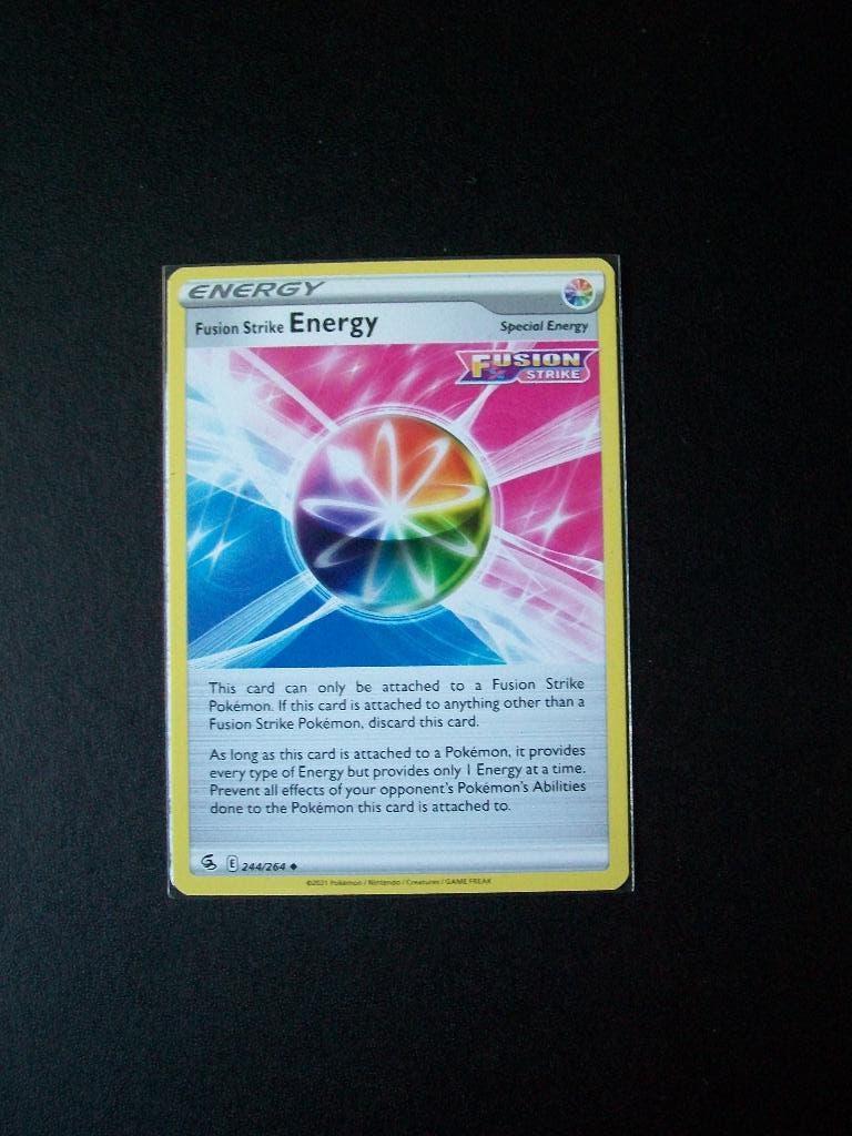 1550. Nieuwe Pokemon Kaart FUSION STRIKE ENERGY (244/264), Verzenden, Nieuw, Losse kaart