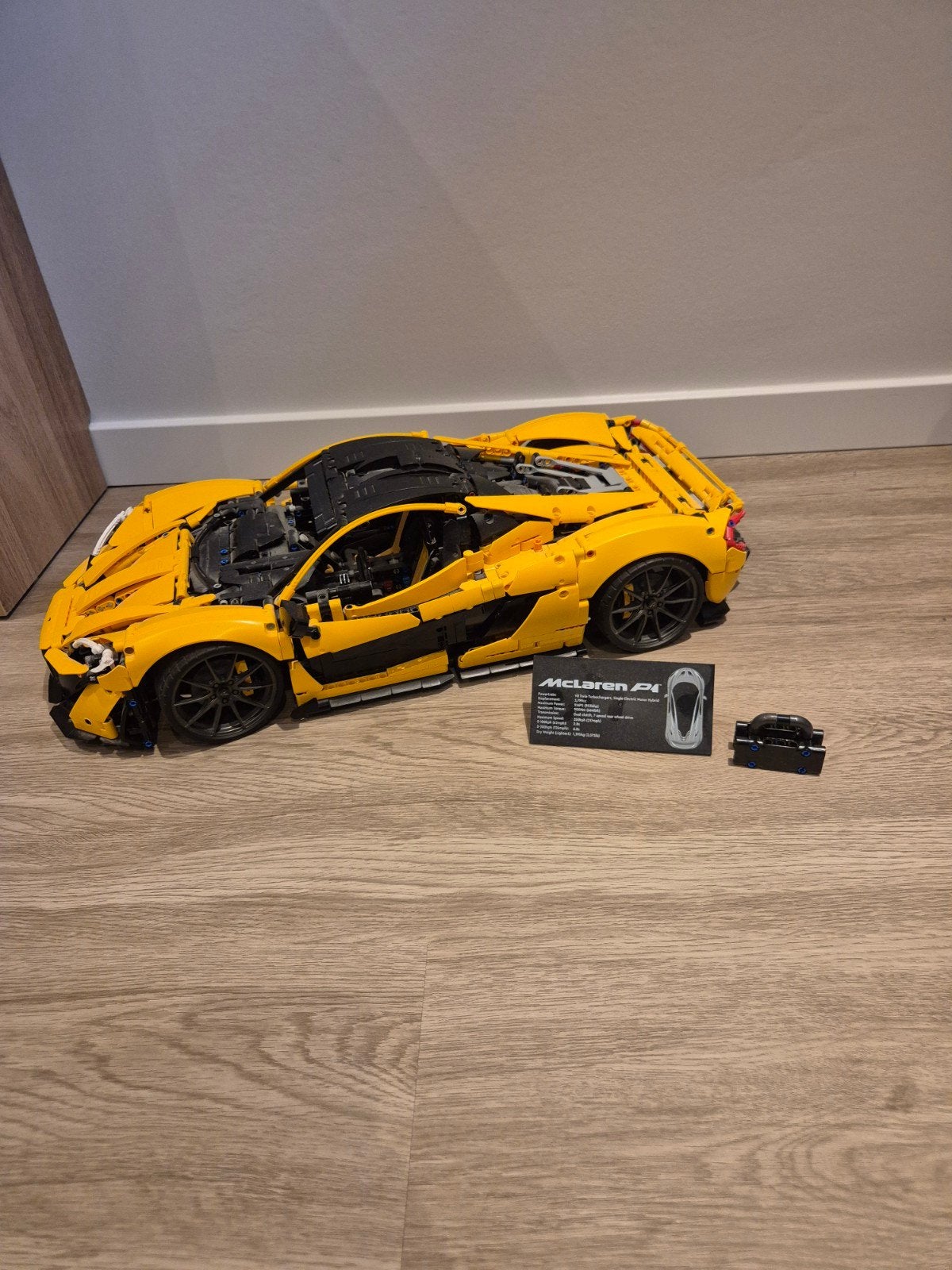 lego technic mclaren P1, Ophalen of Verzenden, Zo goed als nieuw, 1:5 t/m 1:8, Auto