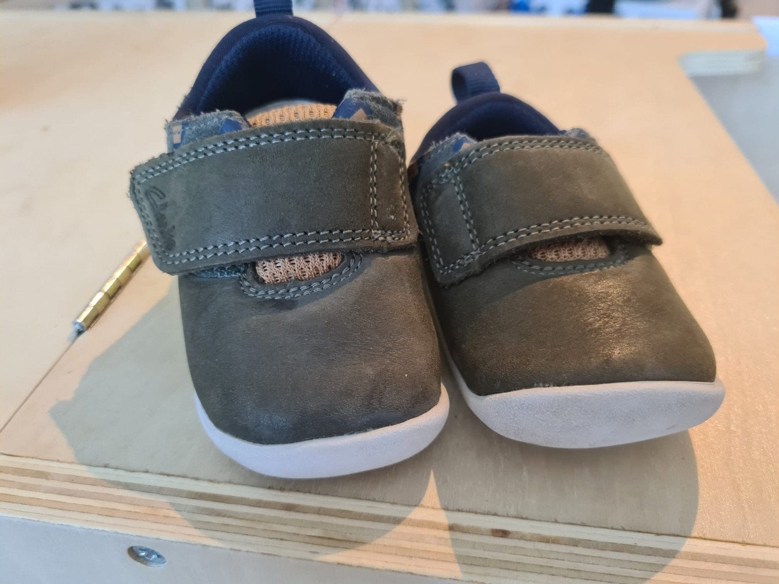 Clarks baby barefoot schoenen maat 18, Gebruikt, Clarks, Jongen of Meisje, Schoenen