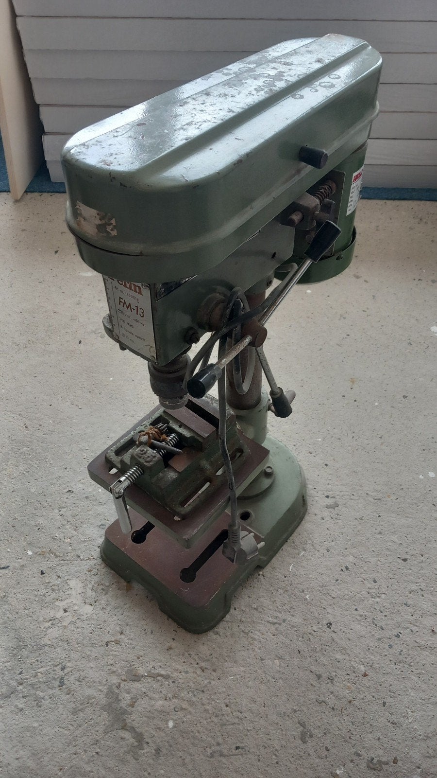 Ferm Kolomboormachine FM-13 - Perfect voor hobbyprojecten, Doe-het-zelf en Verbouw, Ophalen, Gebruikt, Kolomboormachine