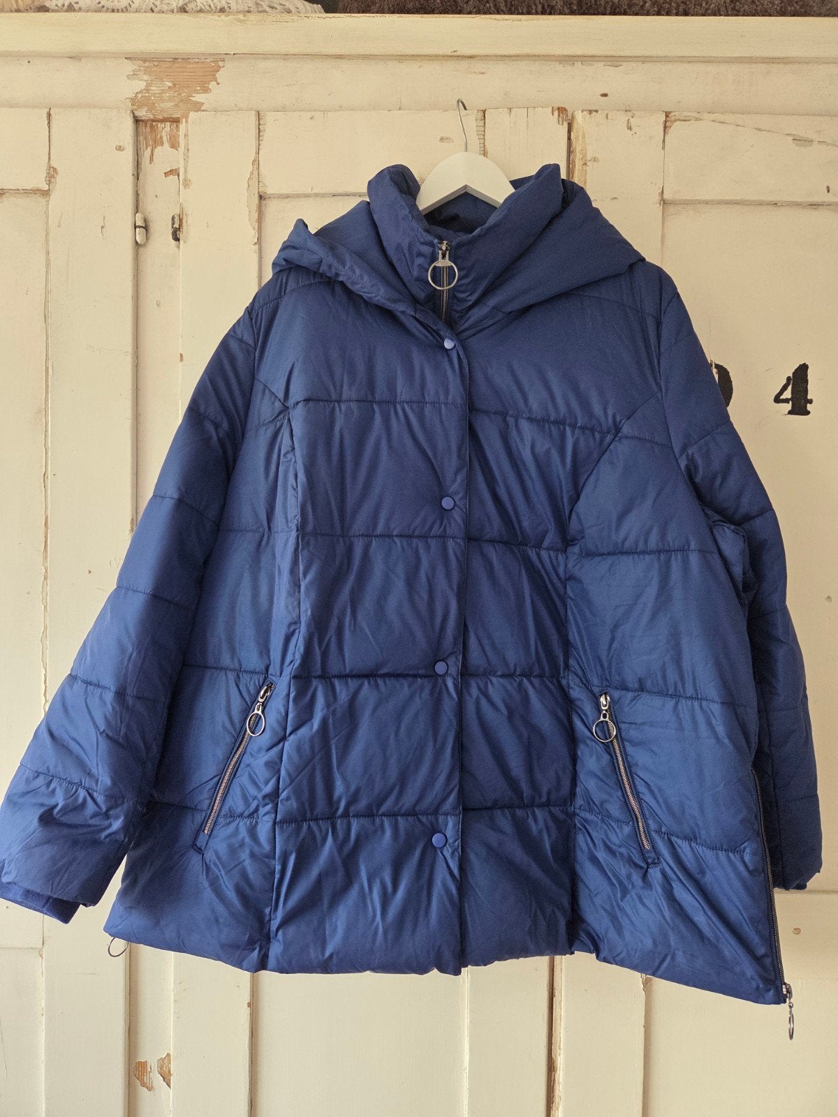 nieuwe Ulla popken winterjas 50 52, Kleding | Dames, Grote Maten, Blauw, Nieuw, Ulla Popken, Ophalen of Verzenden