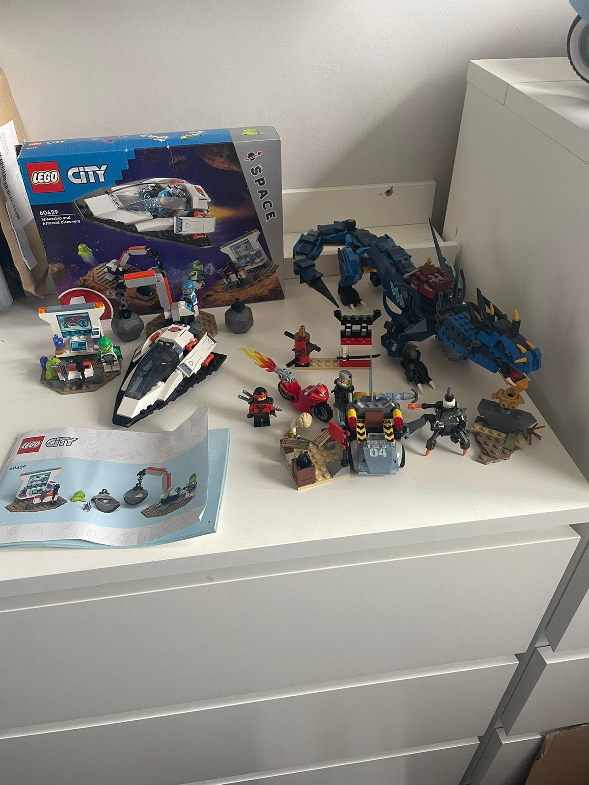 Lego Ninjago & City Space sets (3 stuks), Ophalen, Gebruikt, Lego, Meerdere sets