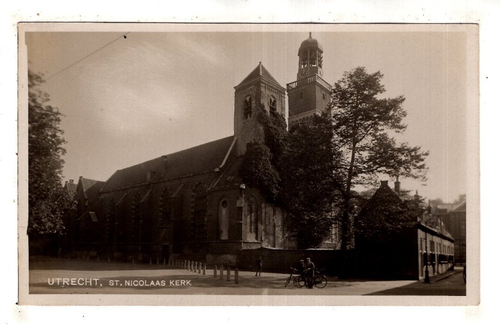 Utrecht Fotokaart St. Nicolaas, Verzenden, 1920 tot 1940, Ongelopen, Utrecht