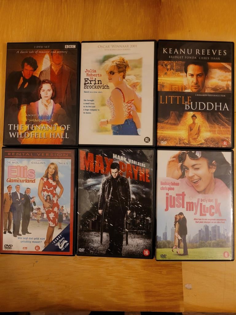 Tenant of Wildfell Hall
Erin Brockovich
Little Buddha
Ellis, Gebruikt, Vanaf 16 jaar, Ophalen of Verzenden, Boxset