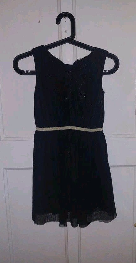 (Kerst) Name it glitter jurk zwart maat 140, Ophalen of Verzenden, Meisje