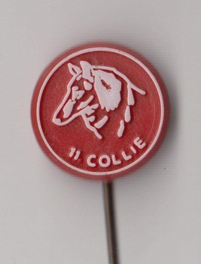 Hond Collie speldje, Gebruikt, Niet vindbaar, Niet vindbaar, Speldje of Pin