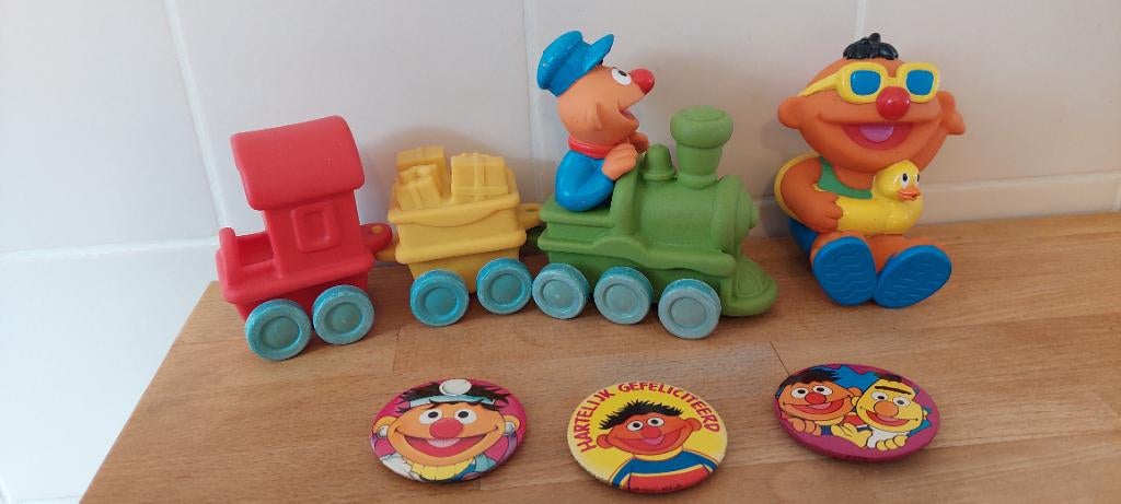 Ernie set sesamstraat verzameling vintage ., Ophalen of Verzenden, Jongen of Meisje
