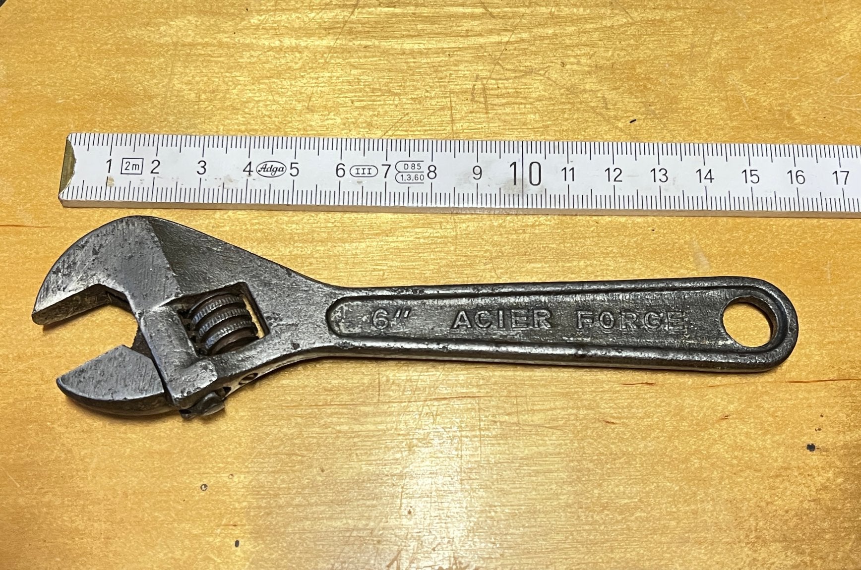 SIMO vintage franse moersleutel, boordgereedschap, Ophalen of Verzenden, Gebruikt