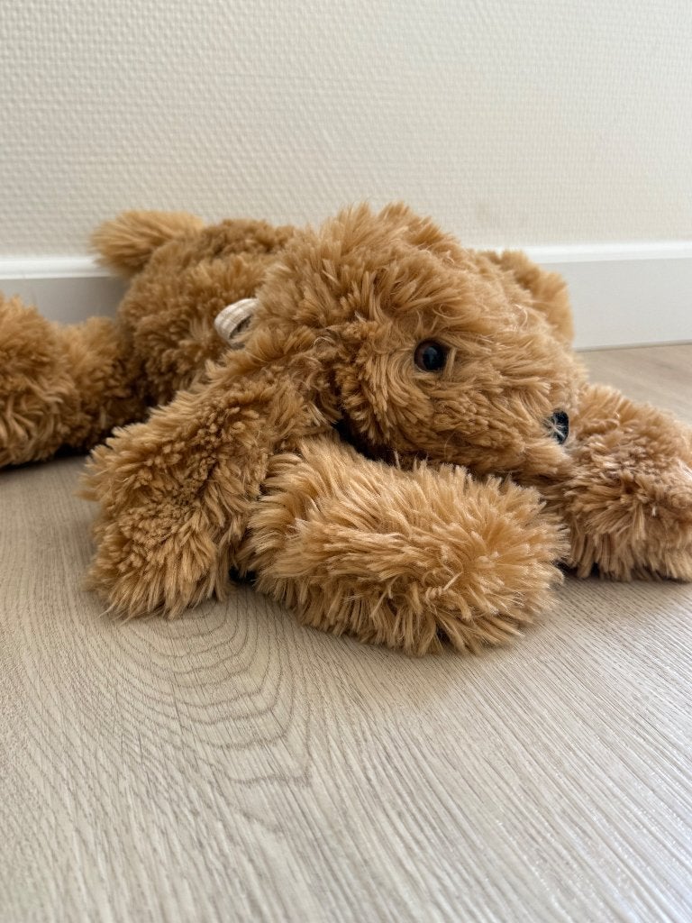 Knuffel hond met strik, Overige merken, Overige karakters, Zo goed als nieuw, Middelgroot (20 tot 80 cm)