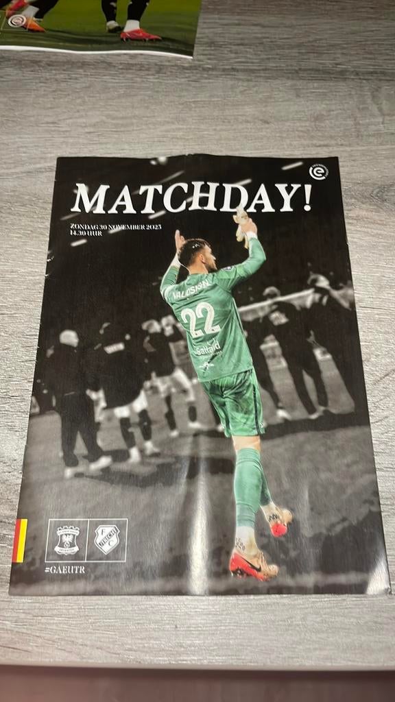 Go Ahead Eagles-Fc Utrecht programma boekje, Ophalen of Verzenden, Zo goed als nieuw, F.C. Utrecht, Boek of Tijdschrift