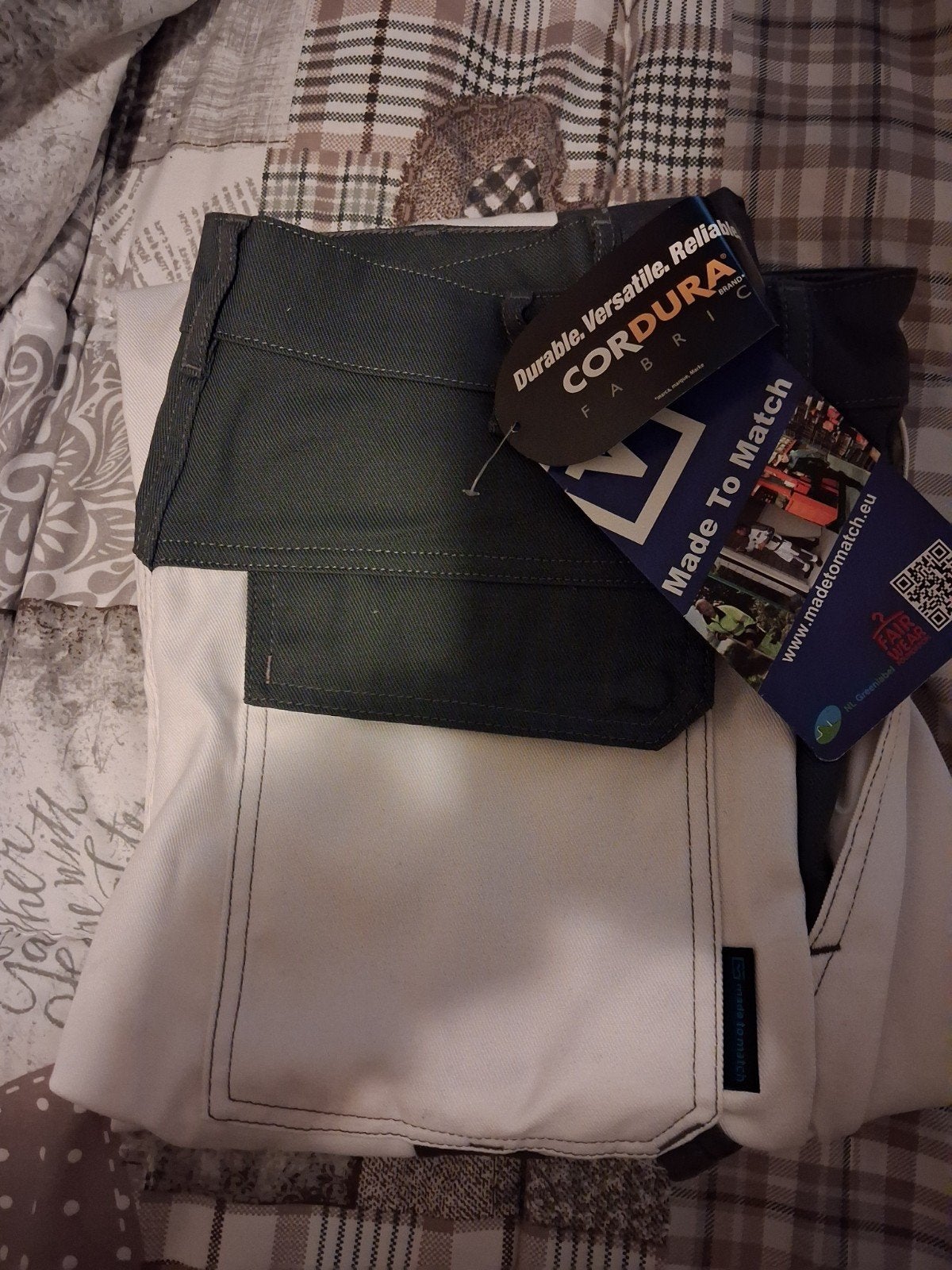 2x Nieuwe Made To Match werkbroek - Cordura stof, Made To Match, Wit, Nieuw, Ophalen of Verzenden